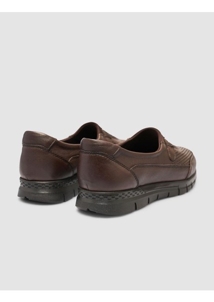 %100 Hakiki Deri Kahverengi Günlük Kadın Comfort modelleri