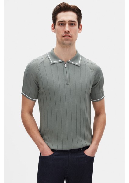 Ds Damat Regular Fit Koyu Yosun T-Shirt