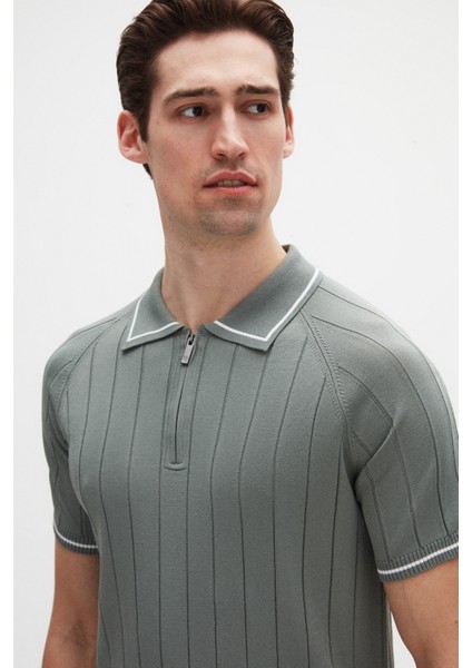 Ds Damat Regular Fit Koyu Yosun T-Shirt fiyatları