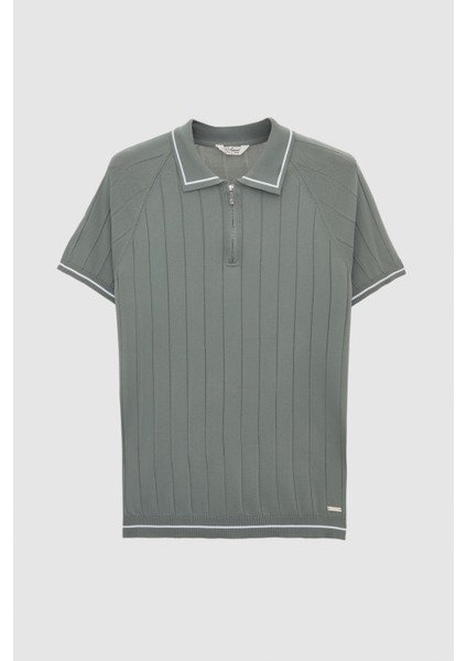 Ds Damat Regular Fit Koyu Yosun T-Shirt indirimleri