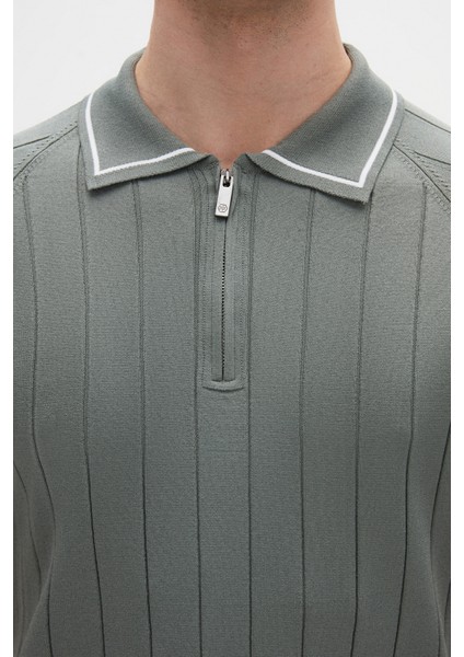 Ds Damat Regular Fit Koyu Yosun T-Shirt