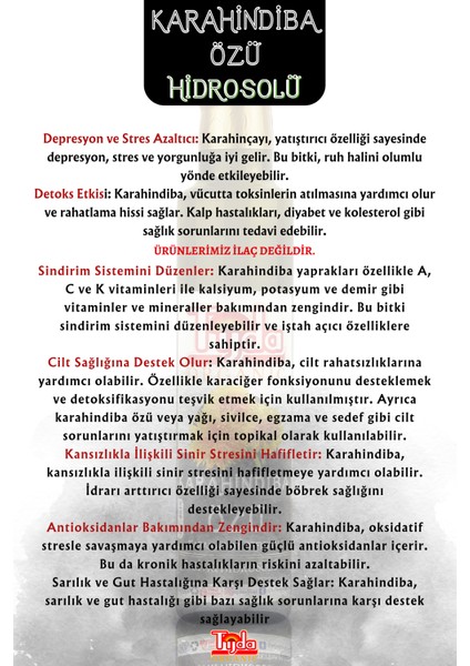 Karahindiba Otu ve Kökü Özü (Taraxacum Officinale) 250 ml Saf fiyatları