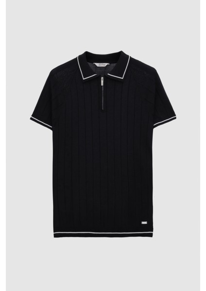 Ds Damat Regular Fit Siyah T-Shirt indirimleri