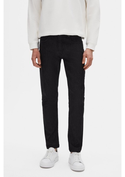 Ds Damat Slim Fit Siyah Denim Pantolon