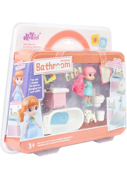 Sarı Saçlı Maylla'nın Banyo Keyfi Mini Oyun Seti