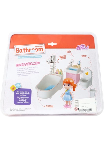 Sarı Saçlı Maylla'nın Banyo Keyfi Mini Oyun Seti