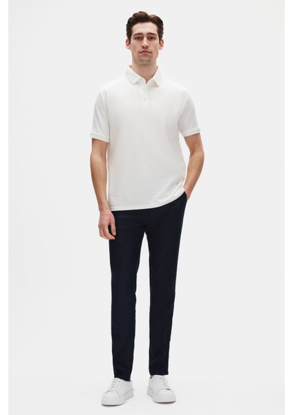 Ds Damat Regular Fit Ekru Pike Dokulu T-Shirt fırsatları