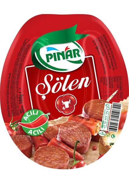Şölen Acılı Dana Sucuk 180 G