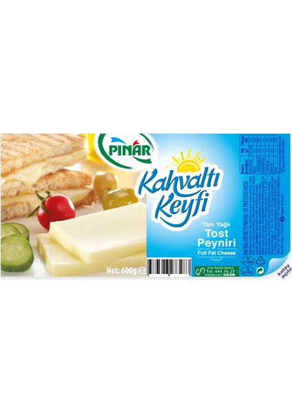 Kahvaltı Keyfi Tost Peyniri 600 G