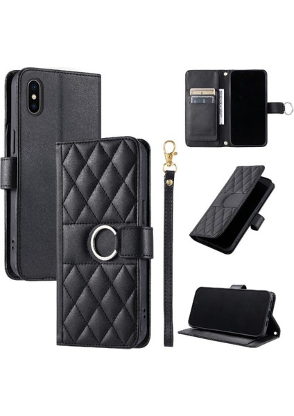 IPhone Xs Max Manyetik Bilek Kayışı Pu Deri Koruyucu Için Flip Case (Yurt Dışından) indirimleri