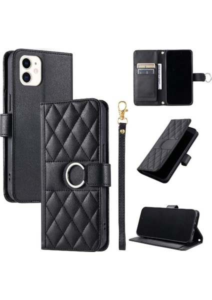 IPhone 12 Mini Koruyucu Pu Deri Kart Yuvaları Tutucu Bilek Için Flip Case (Yurt Dışından) indirimleri
