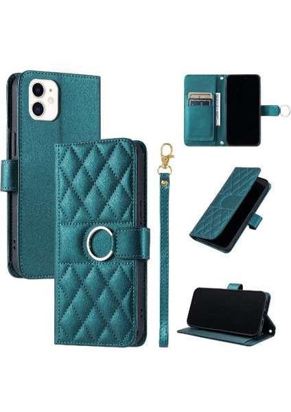 IPhone 12 Mini Koruyucu Pu Deri Kart Yuvaları Tutucu Bilek Için Flip Case (Yurt Dışından) indirimleri