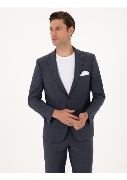 Erkek Koyu Mavi Slim Fit Takım Elbise 50317600-VR032 modelleri