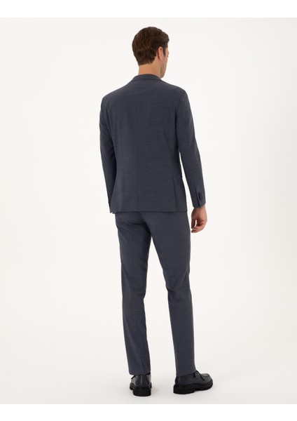 Erkek Koyu Mavi Slim Fit Takım Elbise 50317600-VR032 indirimleri