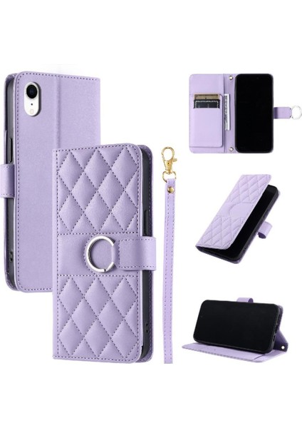 IPhone Xr Bilek Kayışı Kart Yuvaları Tutucu Pu Deri Manyetik Için Flip Case (Yurt Dışından) indirimleri