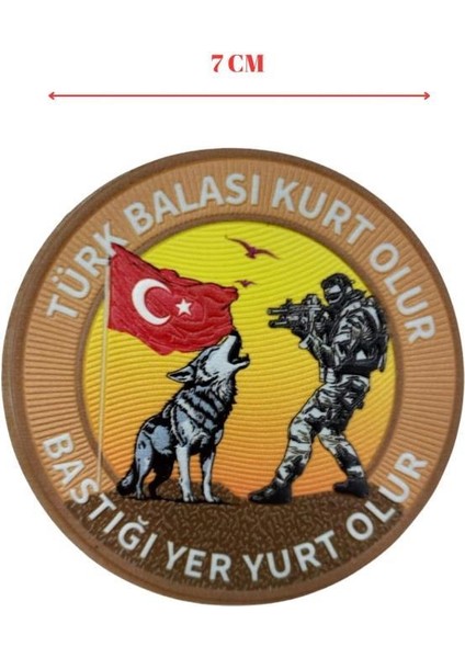 Single Sword Frekans Plastik Patch Karma Arma Çeşitleri Türk Balası
