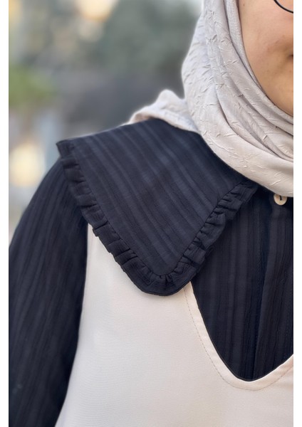 Yakalı Gömlek-Siyah fırsatları