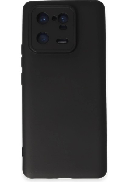 Newface Xiaomi Mi 13 Pro Kılıf Nano Içi Kadife Silikon - Siyah