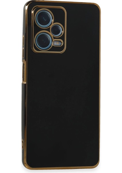 Newface Xiaomi Redmi Note 12 Pro Plus Kılıf Volet Silikon - Siyah