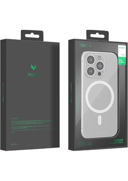 Venco iPhone 16 Pro Max Sense Magsafe Kapak - Şeffaf