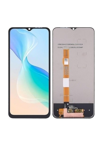 Vivo Uyumlu Y33S LCD Ekran Siyah Çıtasız