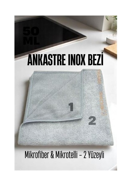 Çift Yüzeyli Ankastre Bezi - Oack Fırın Barbekü Mikrodalga Temizlik Bezi