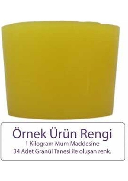 Sarı Mum Boyası 5 gr - Granül Mum Boyası