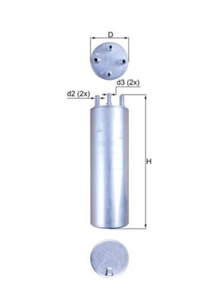 Mahle KL22911 -Knecht-Behr KL22911 Kl 229 4 Yakıt Filtresi Touareg 2.5tdı-Multtıvan 1.9tdı-2.0tdı-Transporter T5 1.9tdı-2.0tdı-2.5tdı 7H0127401A
