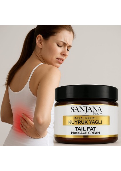 Kuyruk Yağlı Rahatlatan Masaj Kremi – Doğal Içerikli, Kas ve Eklemi Rahatlatan, 100 ml