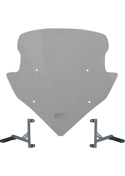 Suzuki Avenis 125 2023-2024 Uyumlu Ön Cam Füme 46 cm