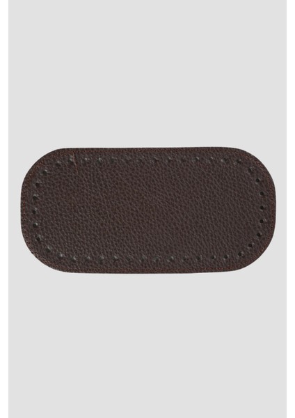 Çanta Tabanı 20X10 cm Oval Kahverengi