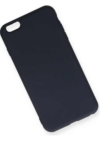 Newface iPhone 6 Plus Kılıf Nano Içi Kadife Silikon - Lacivert modelleri