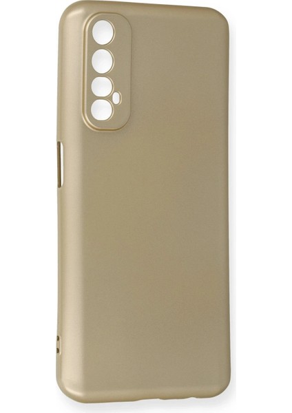 Newface Realme 7 Kılıf First Silikon - Gold fiyatları