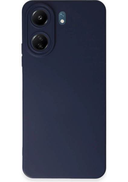 Newface Xiaomi Redmi 13C Kılıf Nano Içi Kadife Silikon - Lacivert