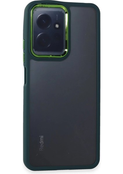 Newface Xiaomi Redmi Note 12 4g Kılıf Dora Kapak - Haki Yeşil