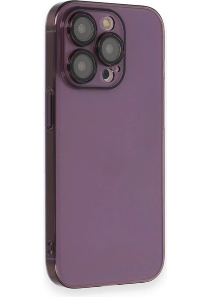 Newface iPhone 13 Pro Max Kılıf Armada Lensli Kapak - Derin Mor