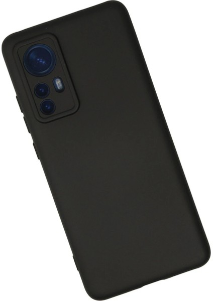 Newface Xiaomi Mi 12 Kılıf Nano Içi Kadife Silikon - Siyah fiyatları
