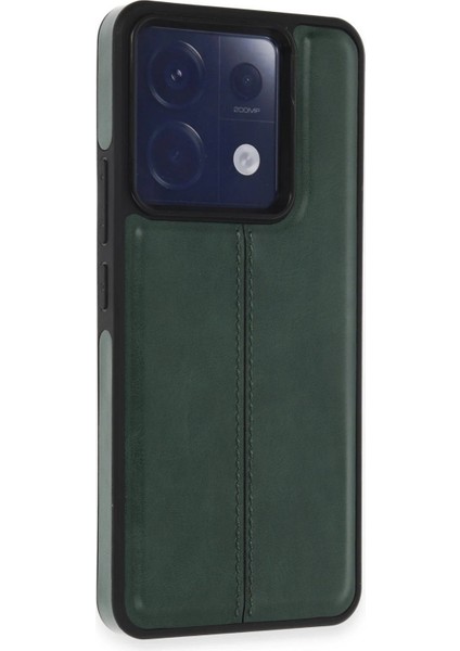 Newface Xiaomi Redmi Note 13 Pro 5g Kılıf Ozzi Kapak - Koyu Yeşil