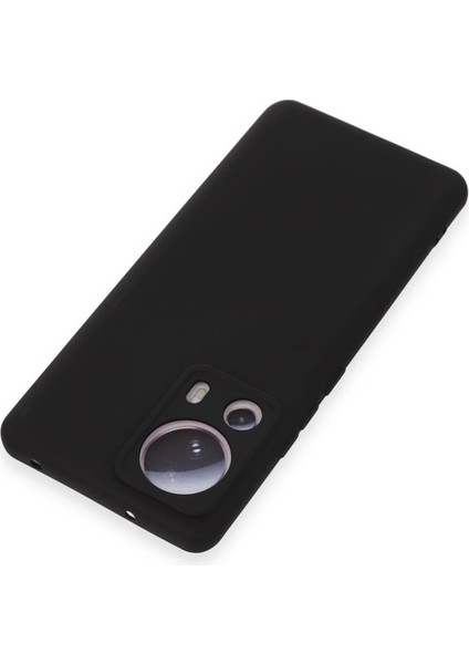 Newface Xiaomi Mi 13 Lite Kılıf Nano Içi Kadife Silikon - Siyah modelleri