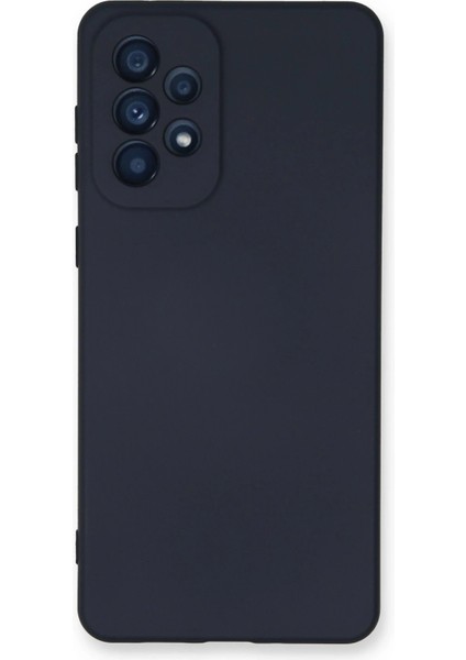 Newface Samsung Galaxy A33 5g Kılıf Nano Içi Kadife Silikon - Lacivert