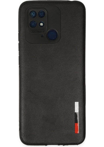 Newface Xiaomi Redmi 10C Kılıf Loop Deri Silikon - Siyah