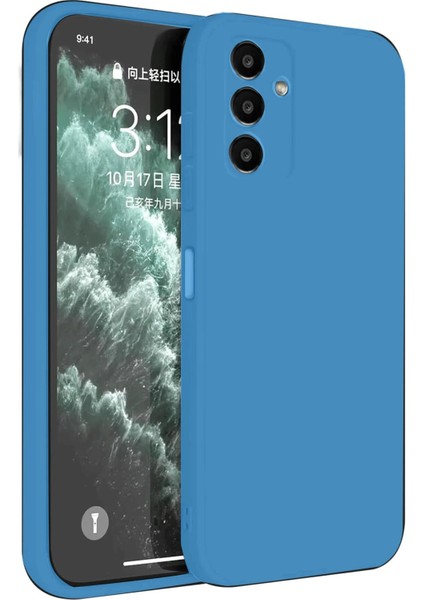 Newface Samsung Galaxy S23 Fe Kılıf First Silikon - Mavi