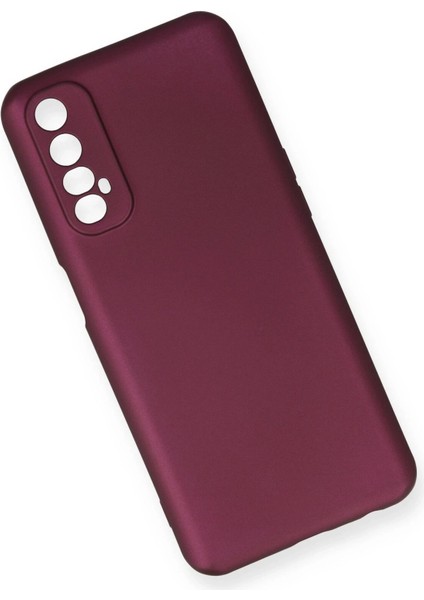 Newface Realme 7 Kılıf First Silikon - Mürdüm modelleri