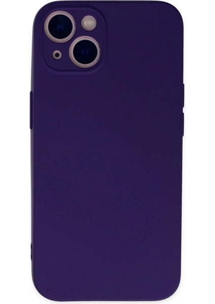 Newface iPhone 13 Mini Kılıf Nano Içi Kadife Silikon - Mor