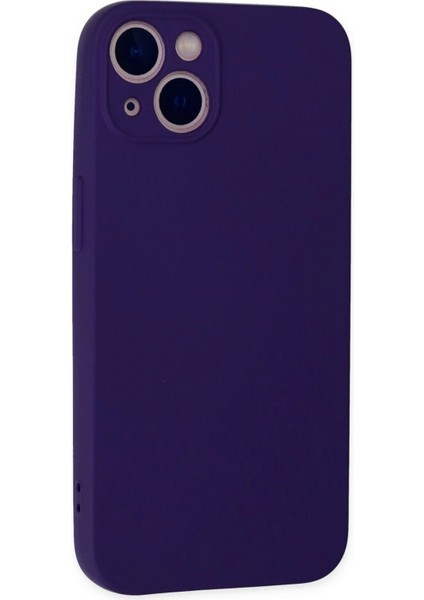 Newface iPhone 13 Mini Kılıf Nano Içi Kadife Silikon - Mor