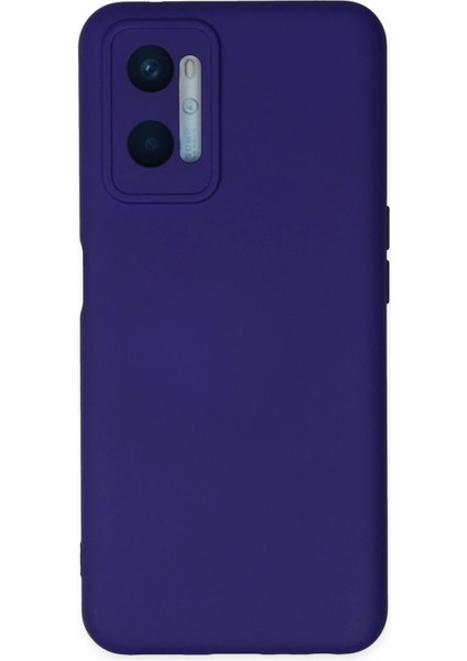 Newface Oppo A96 Kılıf Nano Içi Kadife Silikon - Mor