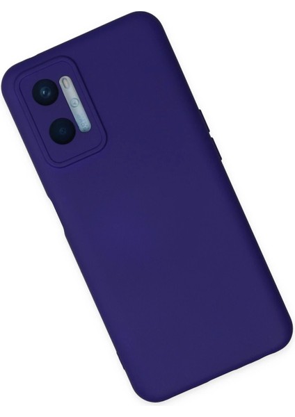 Newface Oppo A96 Kılıf Nano Içi Kadife Silikon - Mor fiyatları
