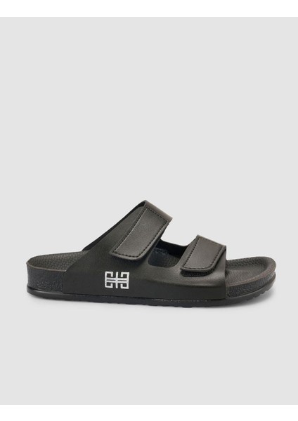 Cırt Cırtlı Siyah Kadın Terlik