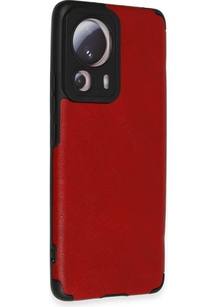 Newface Xiaomi Mi 13 Lite Kılıf Loop Deri Silikon - Kırmızı fiyatları