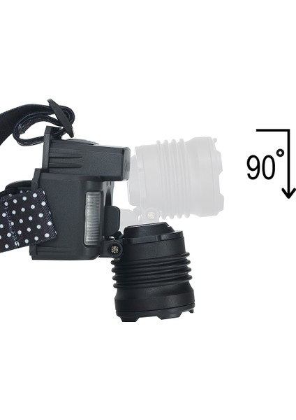 Sensörlü Cree Tg LED Şarjlı Kafa Lambası Watton WT-625